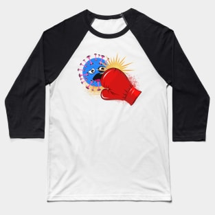 Boxing glove with Corona Virus Baseball T-Shirt